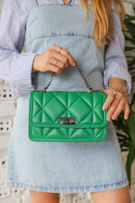 Zoozie Bags Bandolera Verde de Piel de PU Zoozie Bags Bandolera Verde de Piel de PU